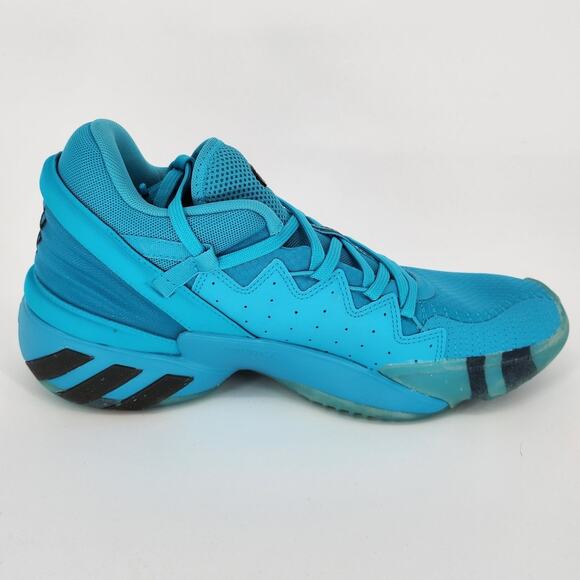 Adidas D.O.N. Issue 2 Crayola Signal Cyan Sky Blue Sneakers 9 main image 9